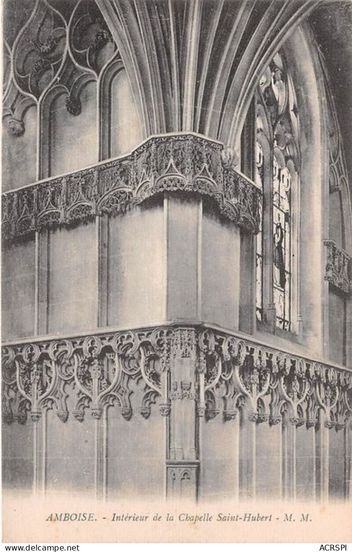AMBOISE  Interieur De La Chapelle Saint Hubert 29(scan Recto-verso) MA1983 - Amboise