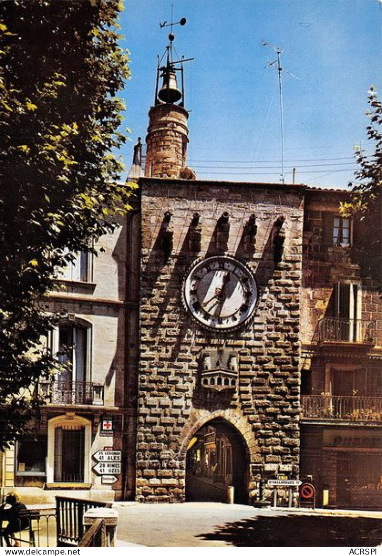 SOMMIERES La Tour De L Horloge 25(scan Recto-verso) MA1981 - Sommières
