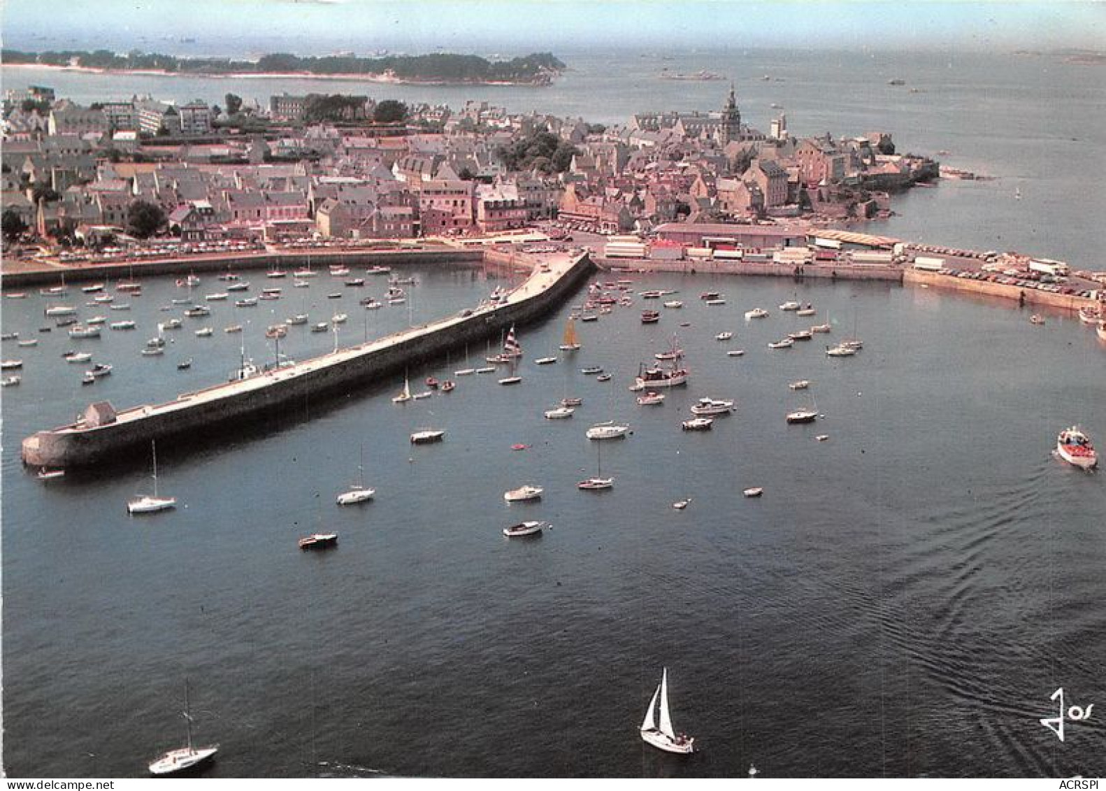 ROSCOFF LE Vieux Port 3(scan Recto-verso) MA1980 - Roscoff