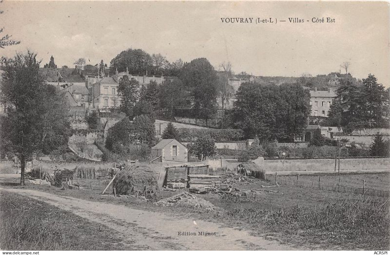 VOUVRAY Villas Cote Est 20(scan Recto-verso) MA1976 - Vouvray