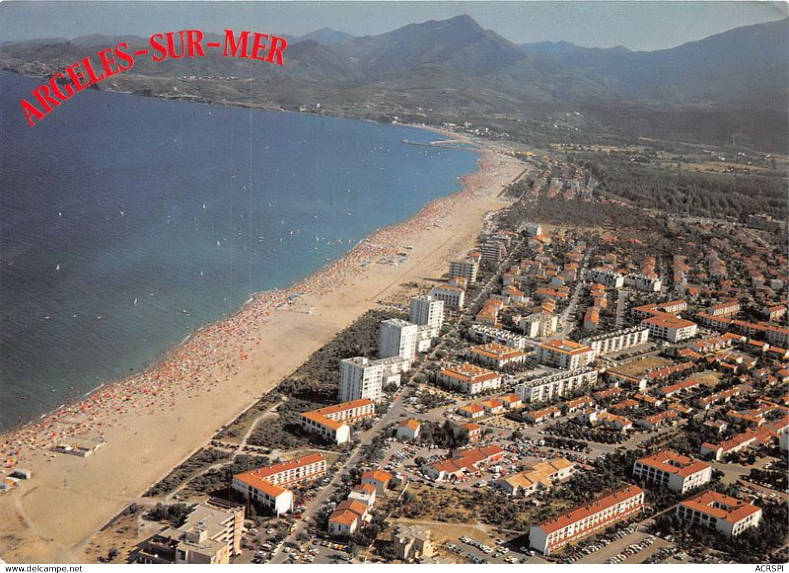 ARGELES SUR MER LE RACOU Vue Generale 28(scan Recto-verso) MA1975 - Argeles Sur Mer