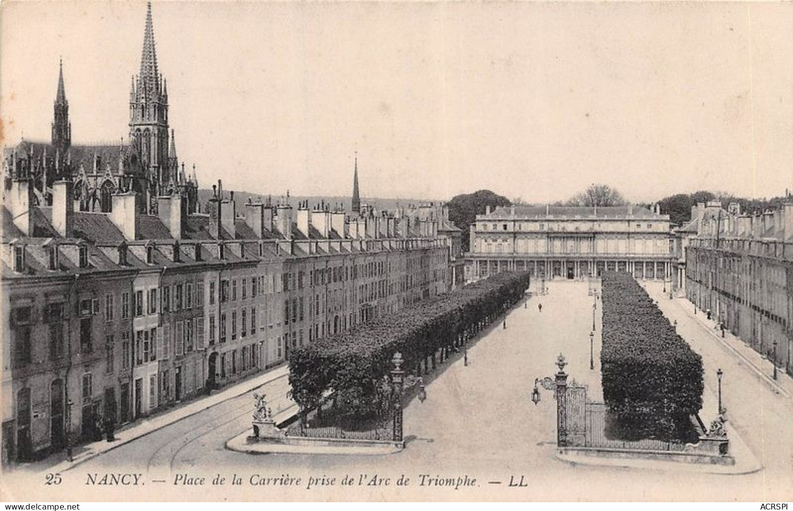 NANCY Place De La Carriere Prise De La Rc De Triomphe 27(scan Recto-verso) MA1999 - Nancy