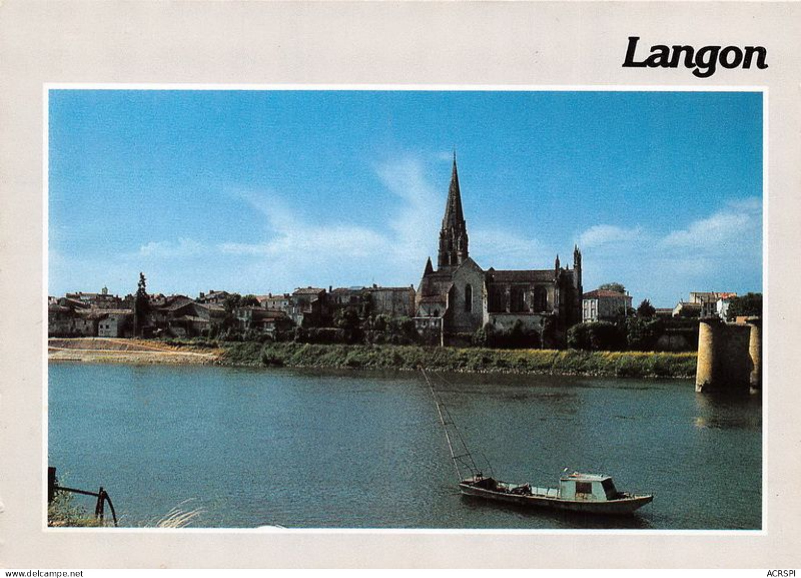 LANGON La Ville Au Bord De La Garonne 11(scan Recto-verso) MA1996 - Langon