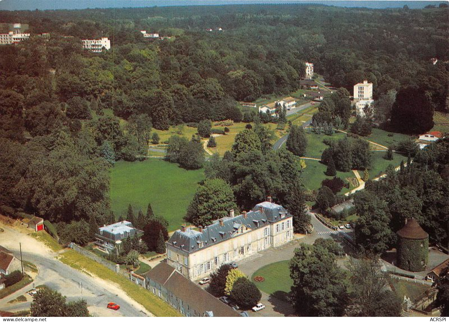 VILLIERS St Denis Vue Aerienne Le Chateau Le CMC 21(scan Recto-verso) MA1994 - Villers Cotterets