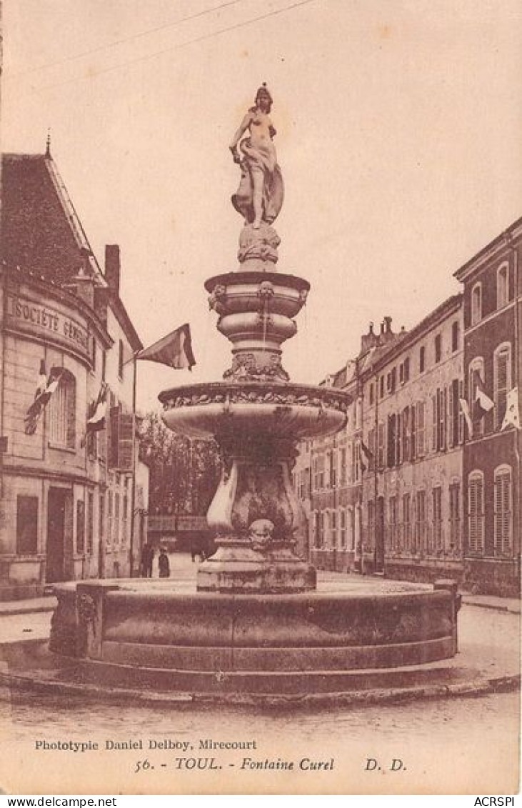 TOUL Fontaine Curel 12(scan Recto-verso) MA1991 - Toul