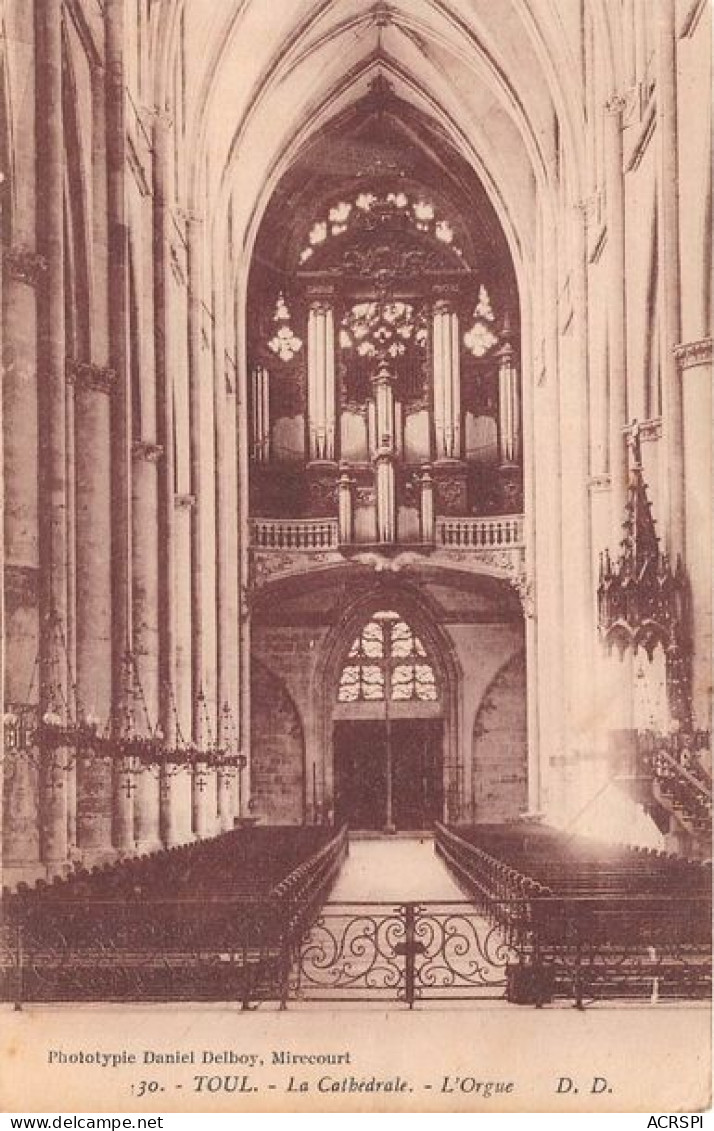 TOUL La Cathedrale L Orgue 10(scan Recto-verso) MA1991 - Toul