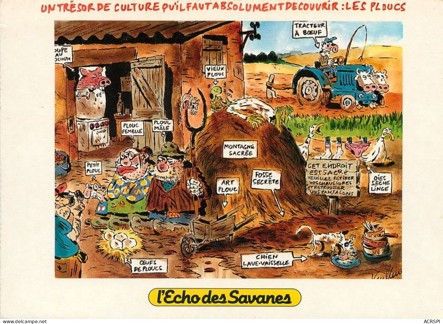 L'echo Des Savanes  Art Plouc  22   (scan Recto-verso)MA1990Ter - Fumetti