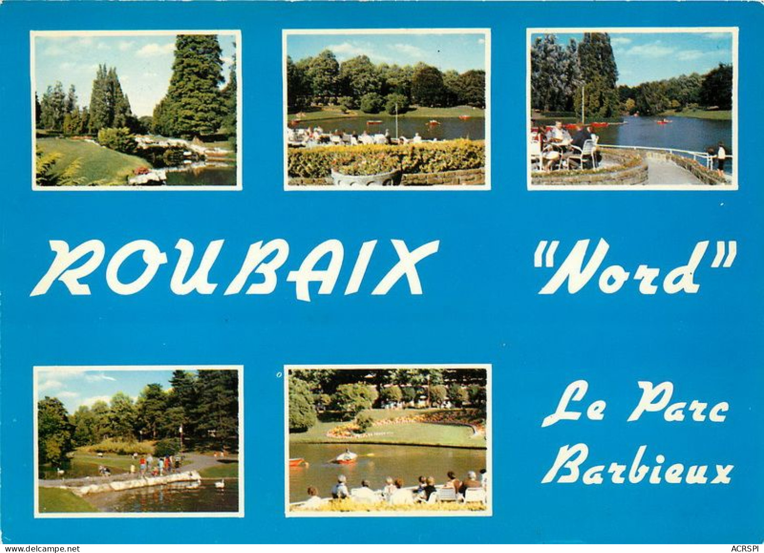 ROUBAIX  Parc Barbieux    12   (scan Recto-verso)MA1990Ter - Roubaix