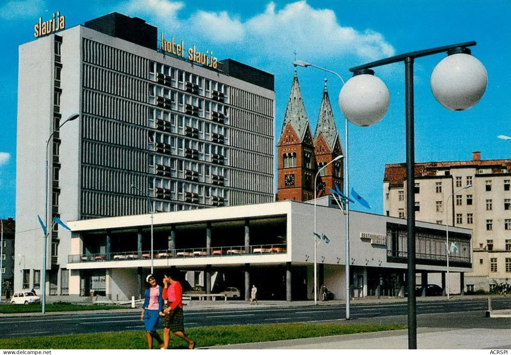 Maribor  Hotel SLAVIJA  Le Chef-lieu De La Basse-Styrie   53 (scan Recto-verso)MA1990Bis - Slowenien