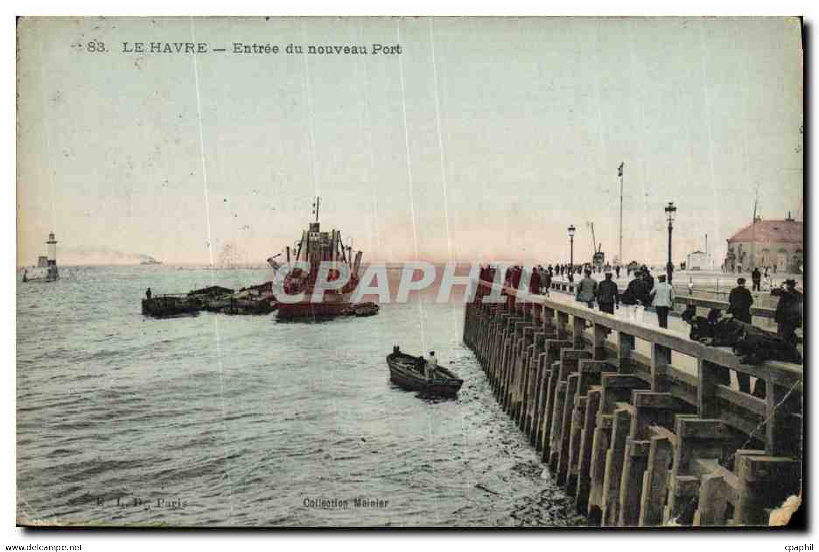 CPA Le Havre Entree Du Nouveau Port - Porto