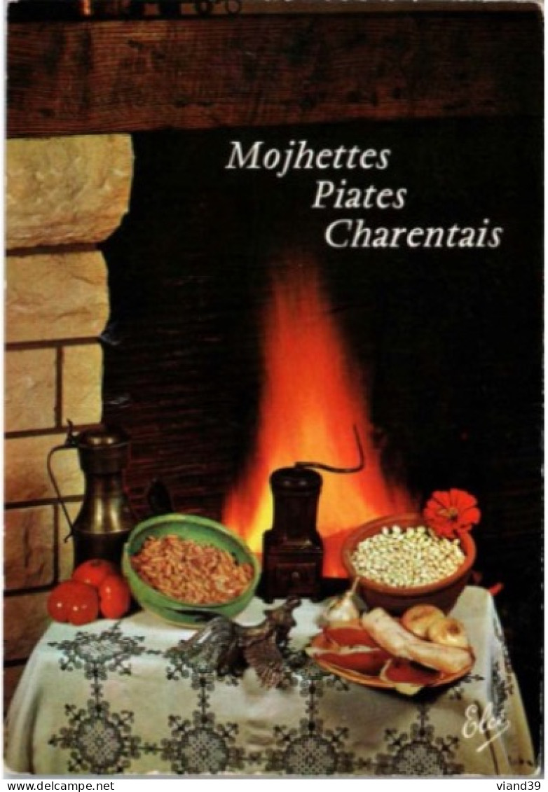 MOJHETTES PIATES CHARENTAIS.   -   Recettes De Cuisine .Auvergne   - CPM - Voir Scannes Recto-Verso - Recipes (cooking)