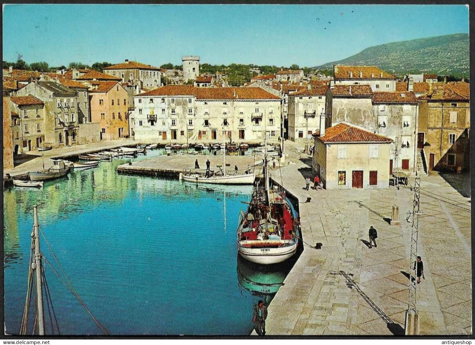 Croatia-----Cres (Cherso)-----old Postcard - Kroatië