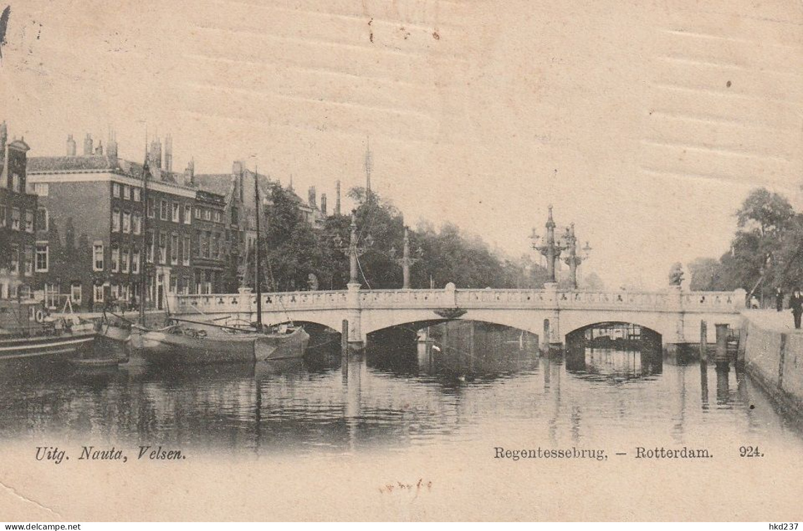 Rotterdam Regentessebrug  Levendig Scheepvaart    4994 - Rotterdam