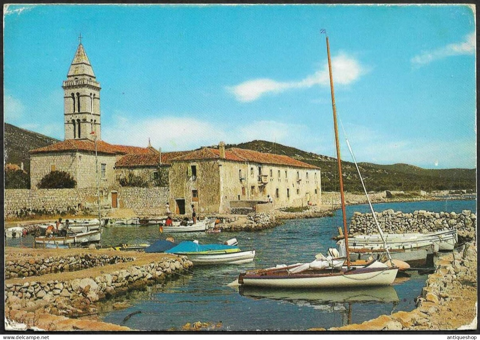 Croatia-----Nerezine-----old Postcard - Croatia