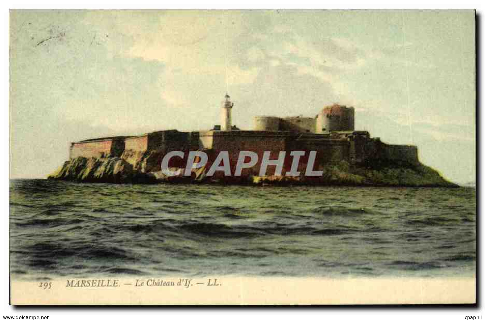 CPA Marseille Le Chateau D If  - Kasteel Van If, Eilanden…