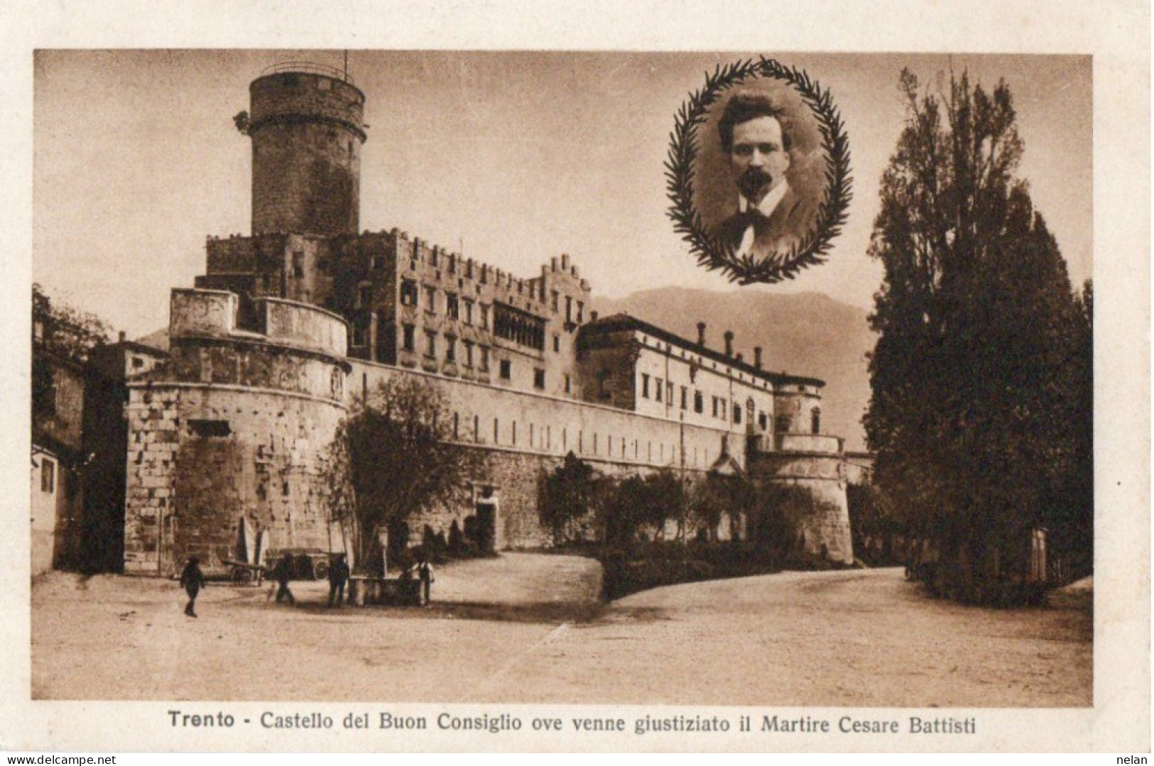 TRENTO - CASTELLO DEL BUON CONSIGLIO OVE VENNE GIUSTIZIATO IL MARTIRE CESARE BATTISTI - F.P. - Trento