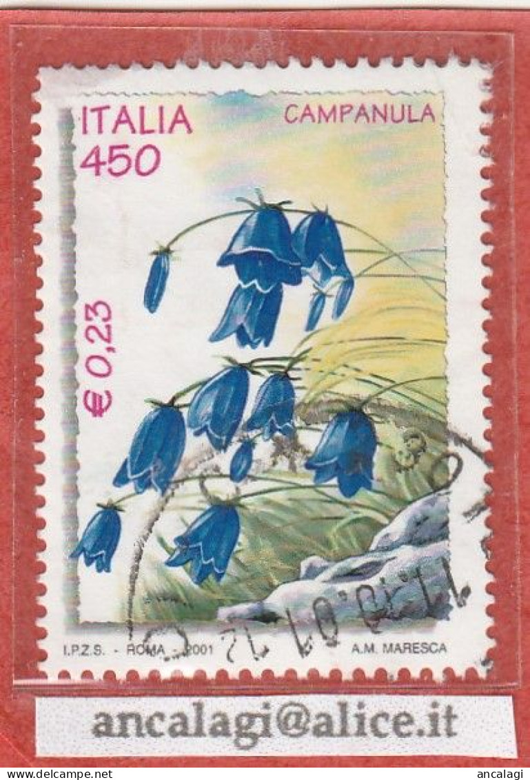 USATI ITALIA 2001 - Ref.0848A "L'AMBIENTE E LA NATURA" 1 Val. L.450 € 0,23 - - 2001-10: Gebraucht