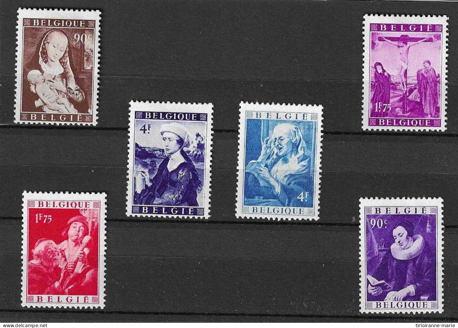 BELGIQUE Serie N°792/97 Timbre Neufs* Charniere Legere . Cote Cob 2005 = 280 Euro - Unused Stamps