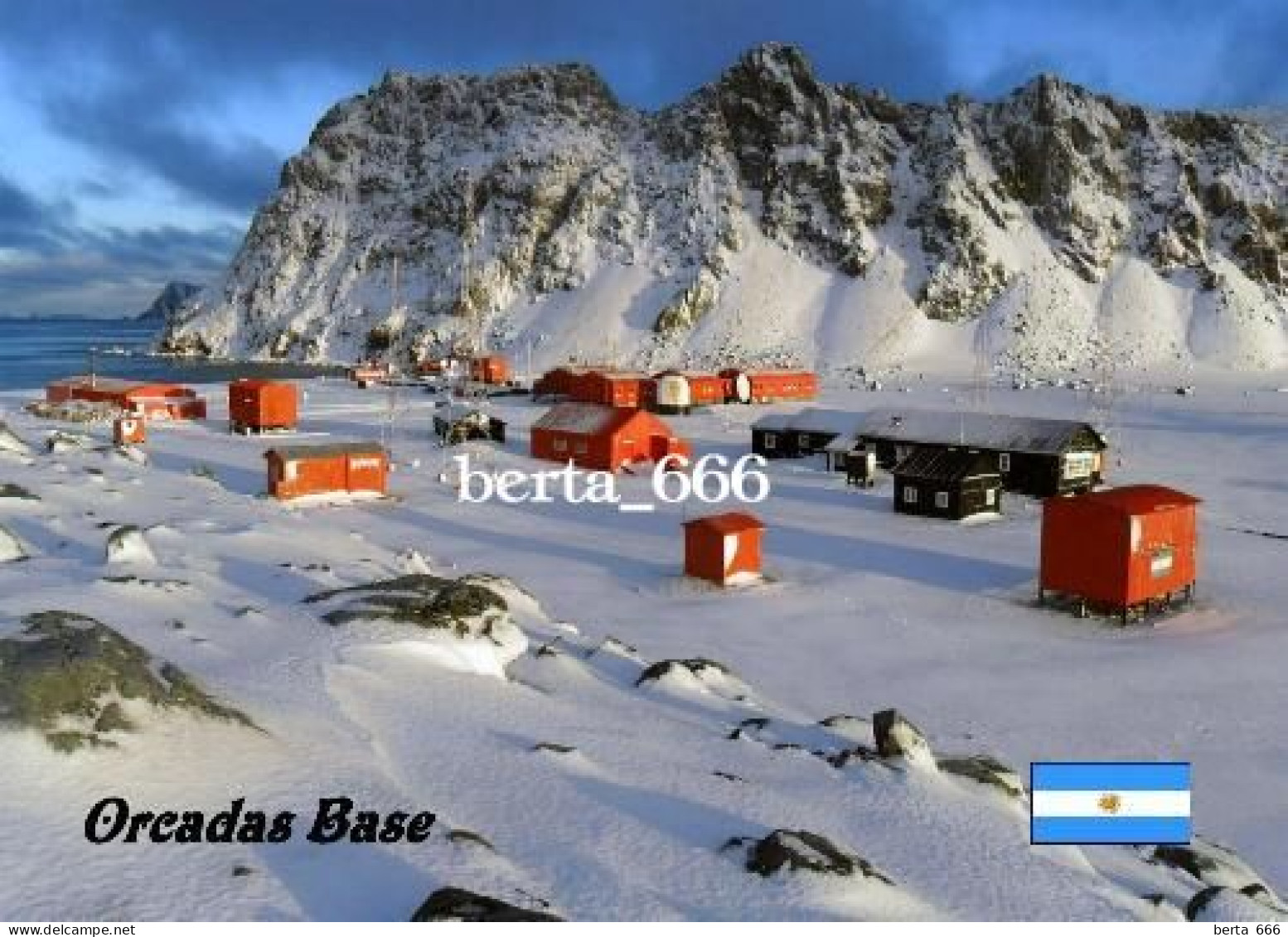 Antarctica Orcadas Base Argentina New Postcard - Andere & Zonder Classificatie
