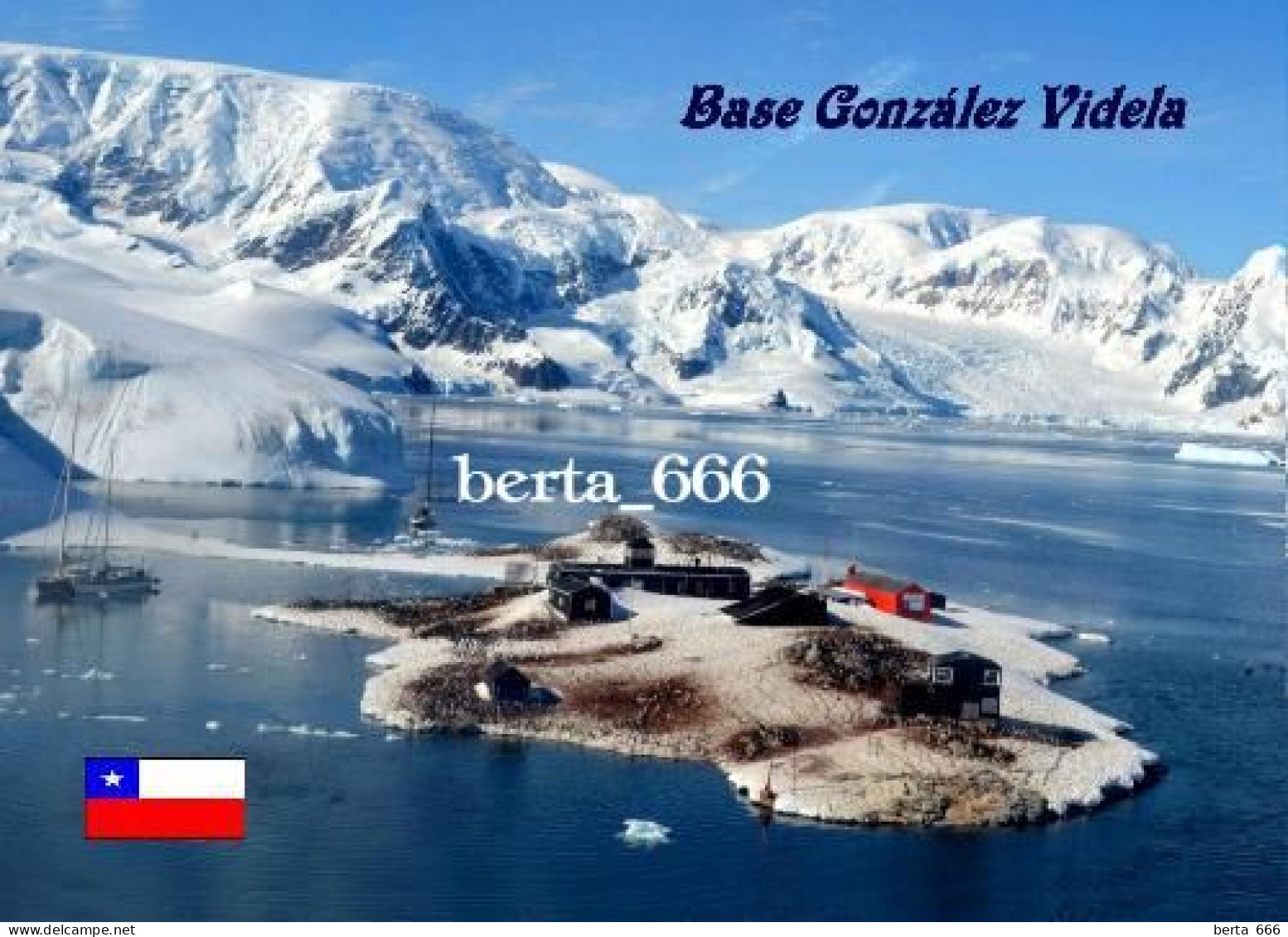 Antarctica Gonzalez Videla Base Chile New Postcard - Other & Unclassified