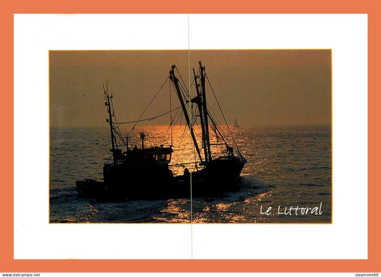 A675 / 103 Bateau Coucher De Soleil - Pesca