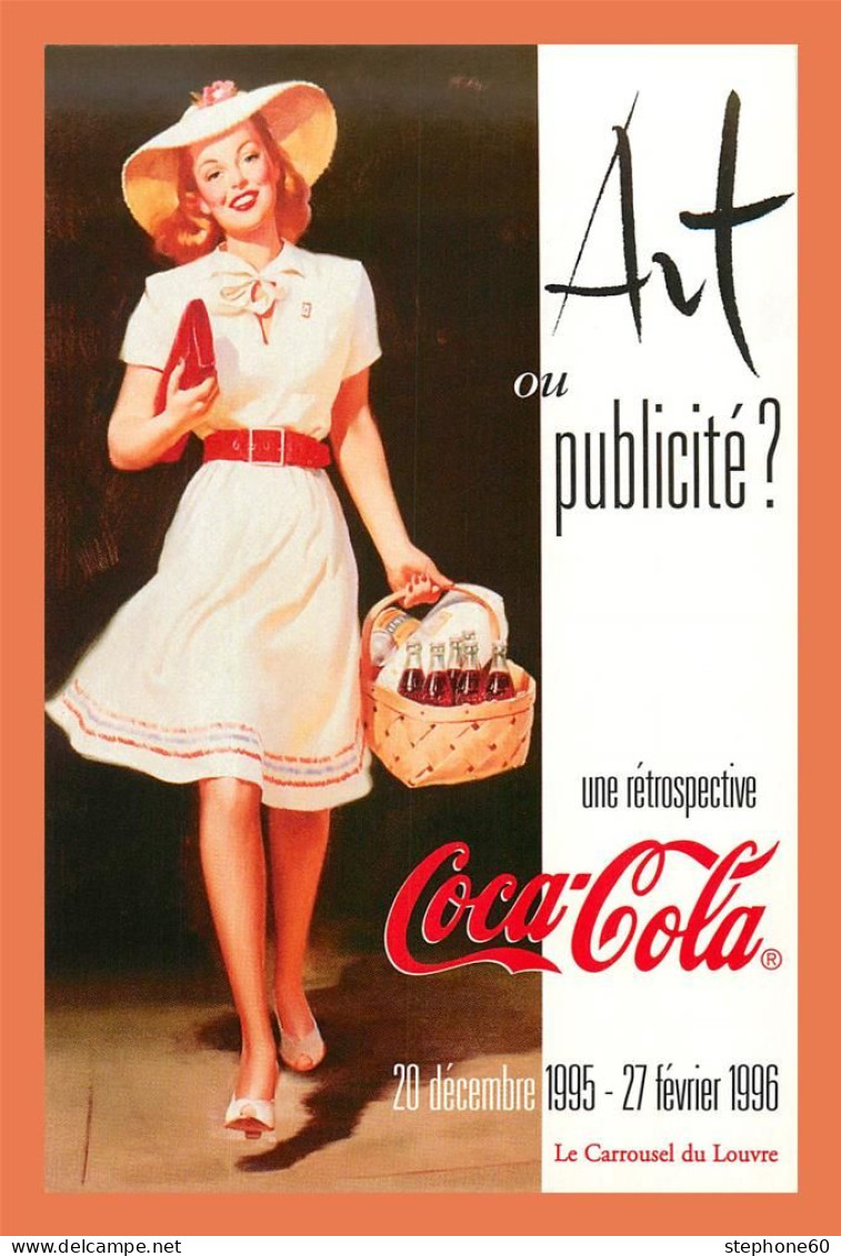 A685 / 429 Carte Pub COCA COLA 1997 - Publicité