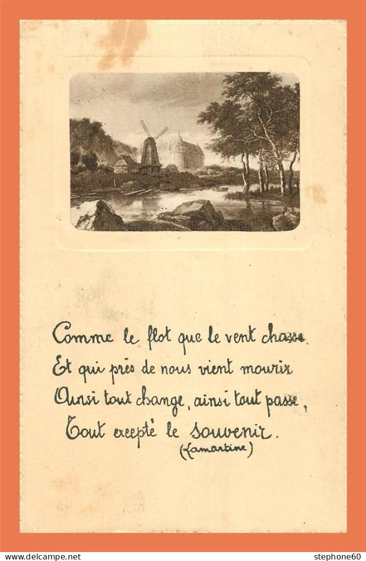 A681 / 357 Paysage Texte De Lamartine - Autres & Non Classés