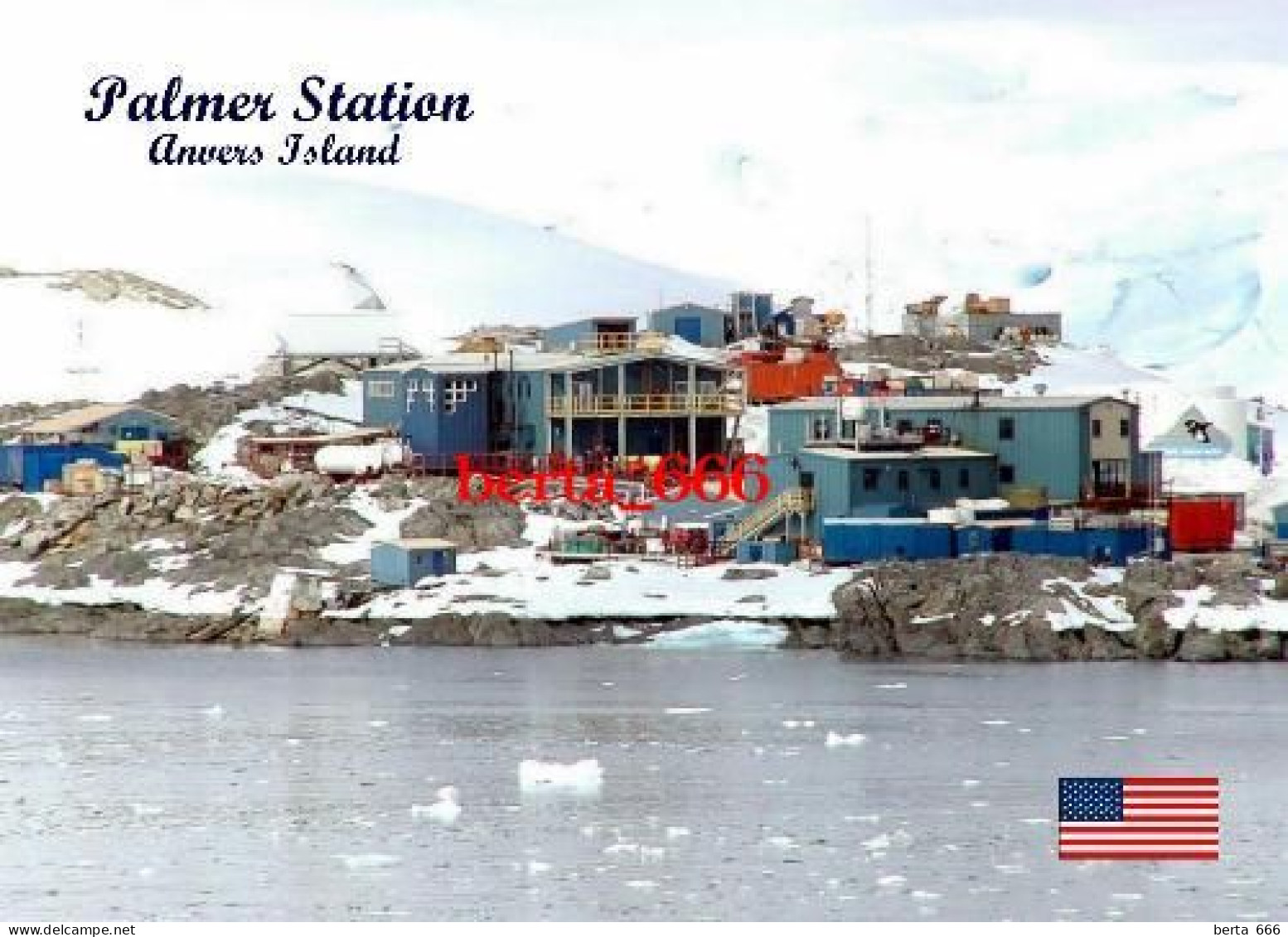 Antarctica Anvers Island Palmer Station United States New Postcard - Andere & Zonder Classificatie