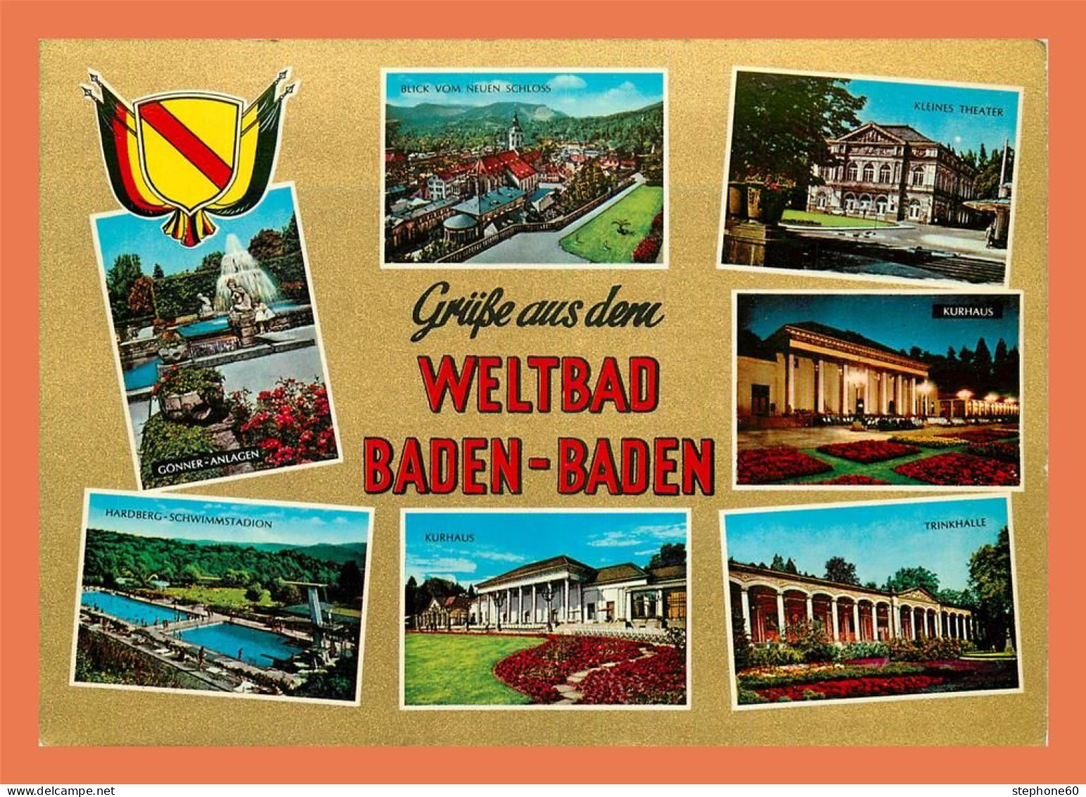 A678 / 161 BADEN BADEN ( Allemagne ) Multivues - Autres & Non Classés