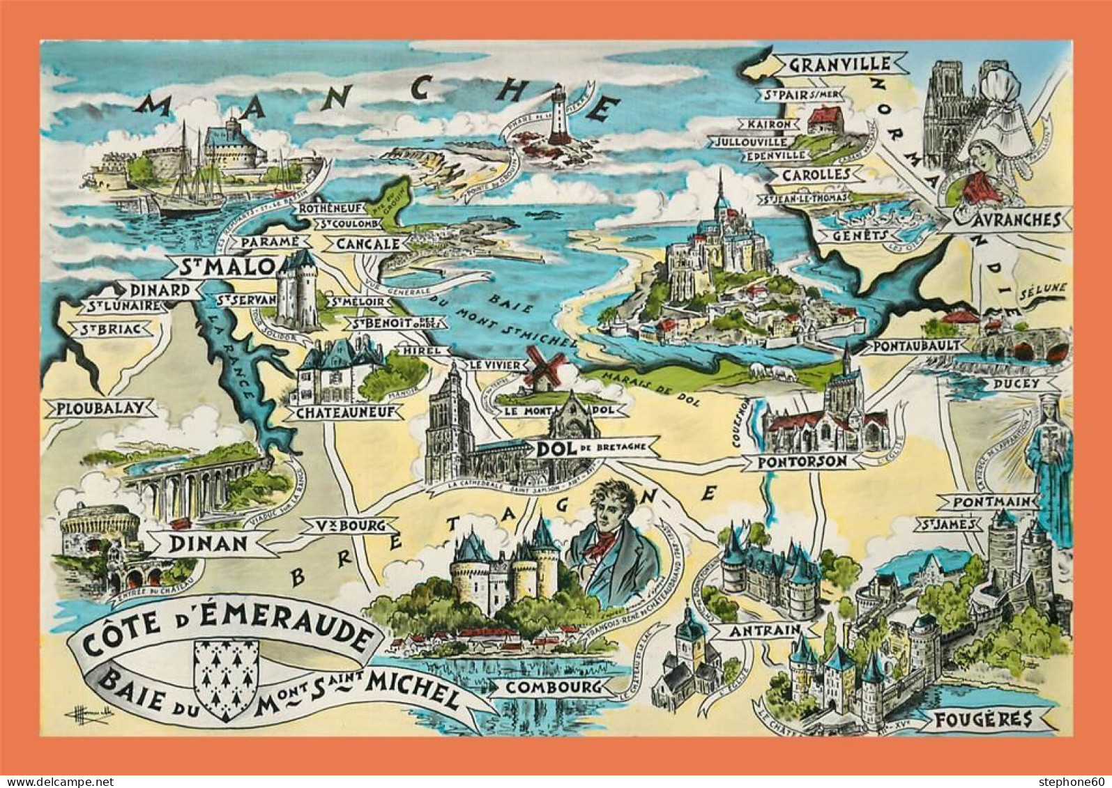 A689 / 391 HOMUALK COTE D'EMERAUDE Carte GÃ©ographique - Unclassified