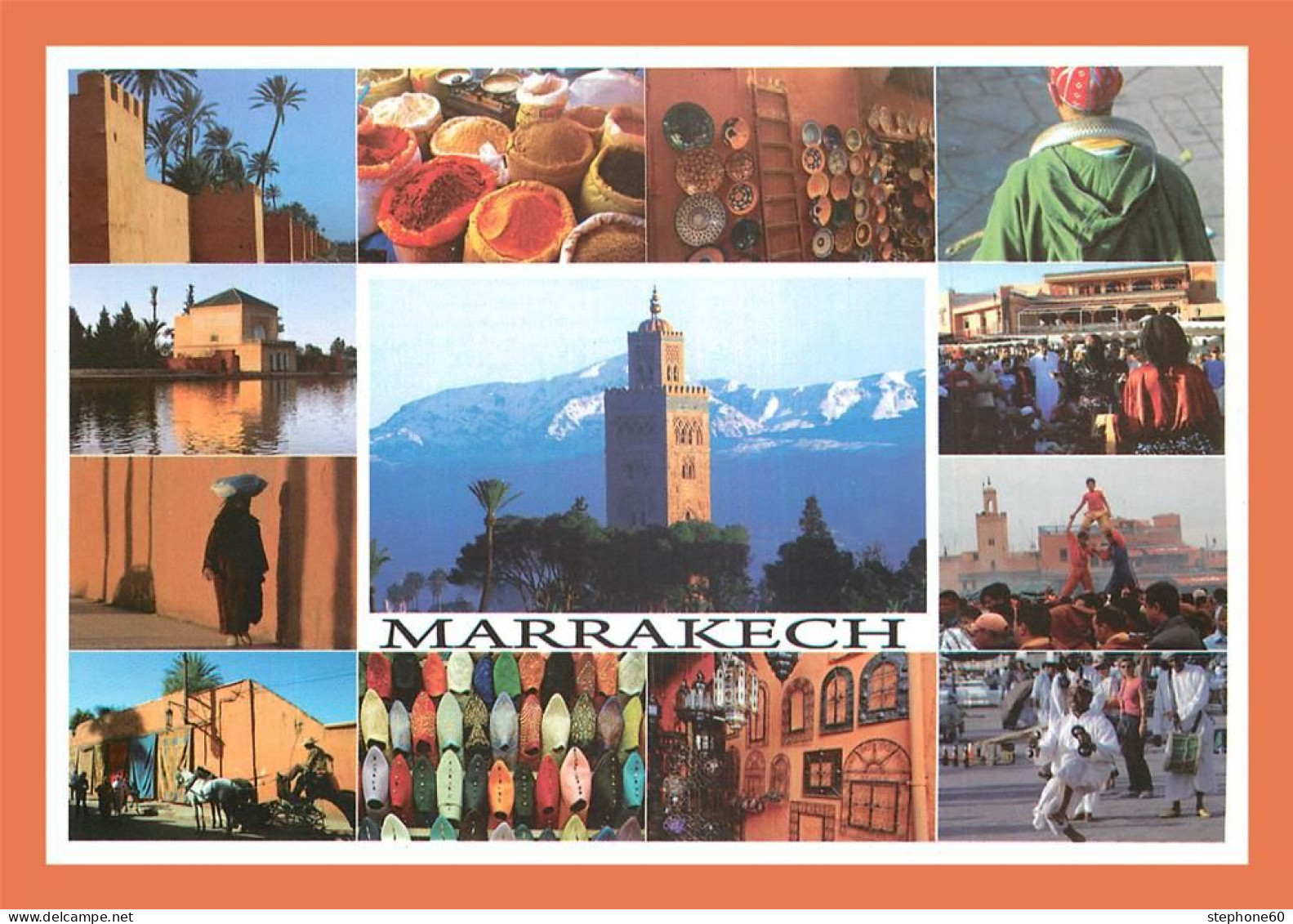 A688 / 203 Maroc MARRAKECH Multivues - Autres & Non Classés