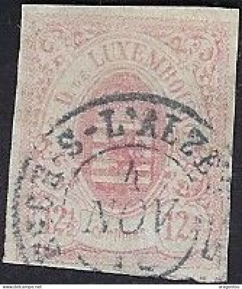 Luxembourg - Luxemburg -  Timbre   Armoiries   1865   12,5c.   °   Michel 18 - 1859-1880 Coat Of Arms