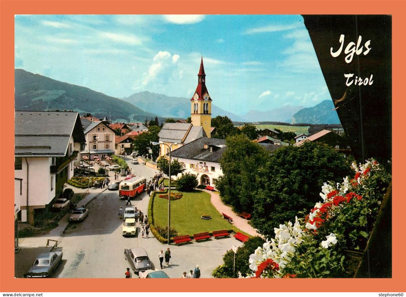 A683 / 341 Autriche IGLS Tirol Dorfplatz Village Square - Unclassified