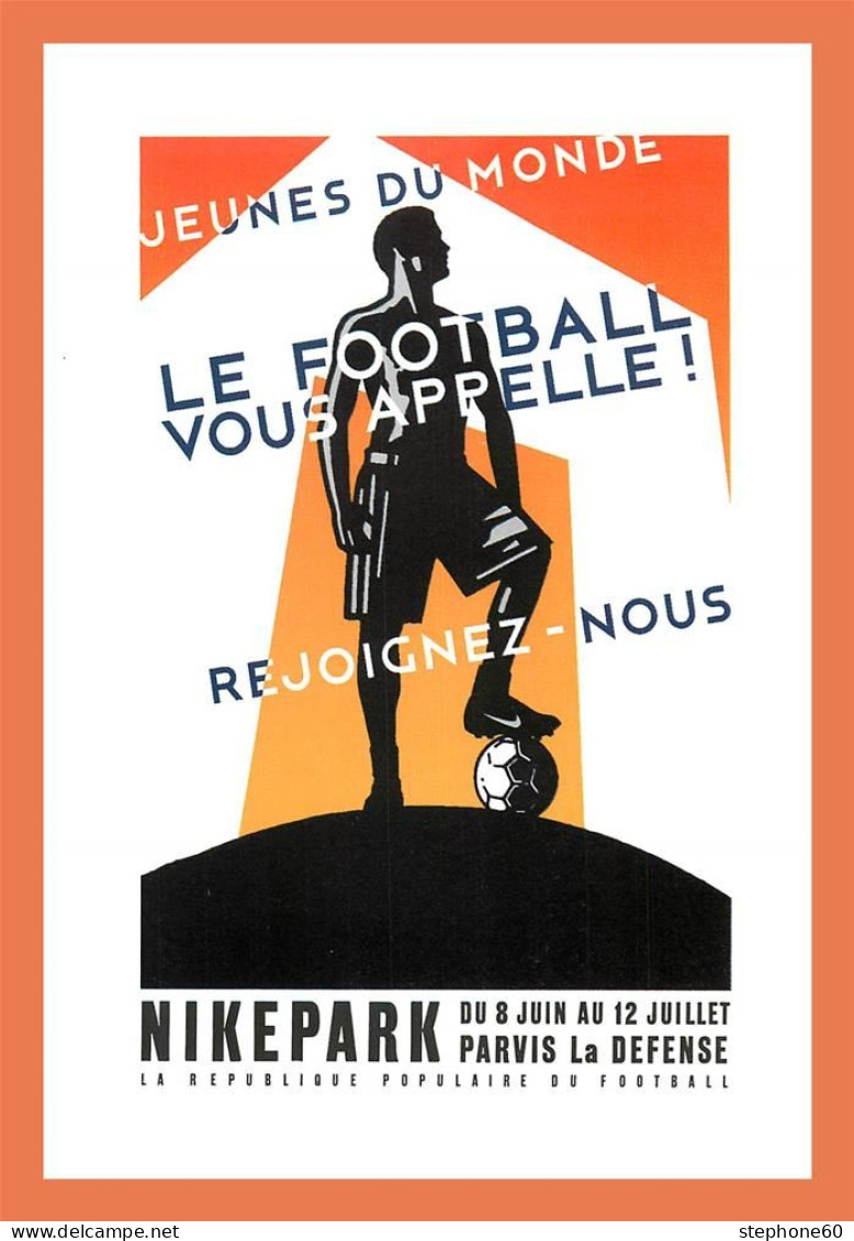 A684 / 547 Carte Pub NIKE Park Parvis LA DEFENSE Football - Publicité