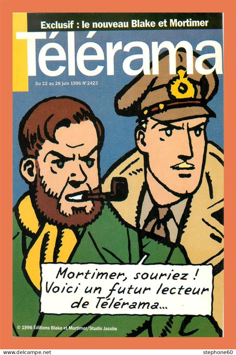 A684 / 541 Carte Pub TELERAMA Ed. Blake Et Mortimer - Publicité