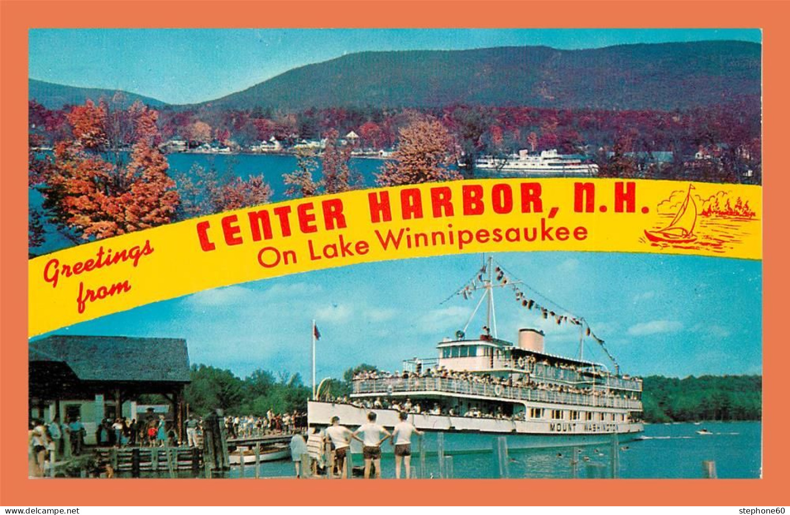 A685 / 157 Mount Washington Red Hill And Lake Winnipesaukee - Andere & Zonder Classificatie