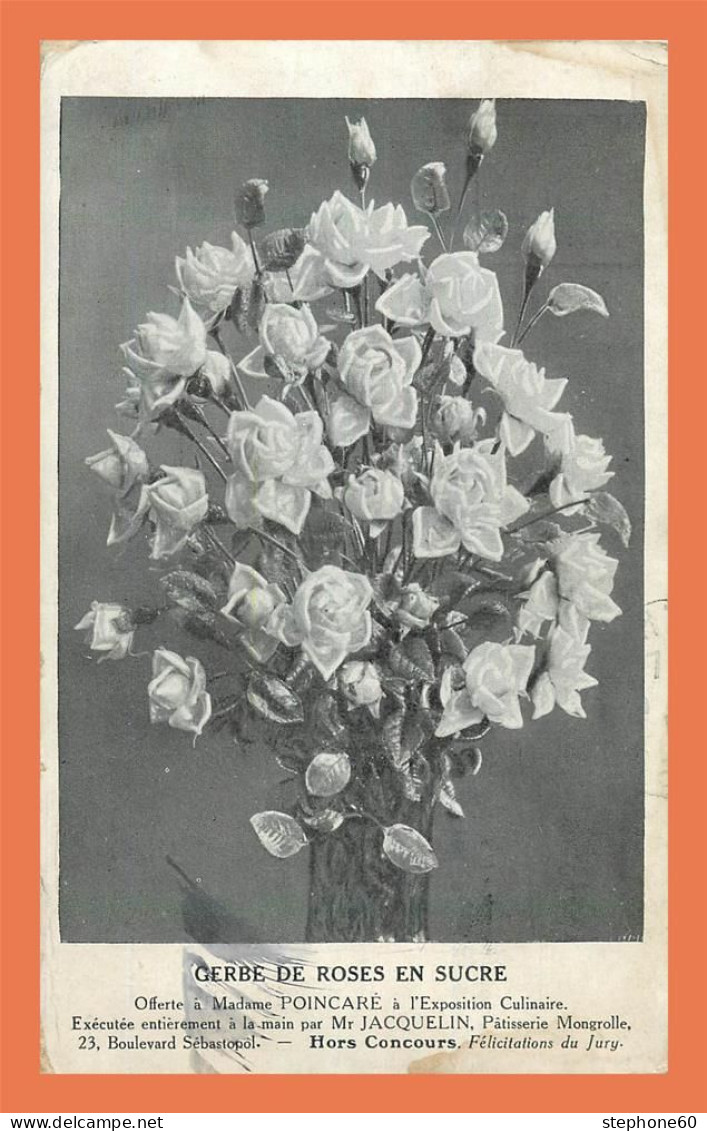 A681 / 403 Fleur Gerbe De Roses En Sucre - Autres & Non Classés