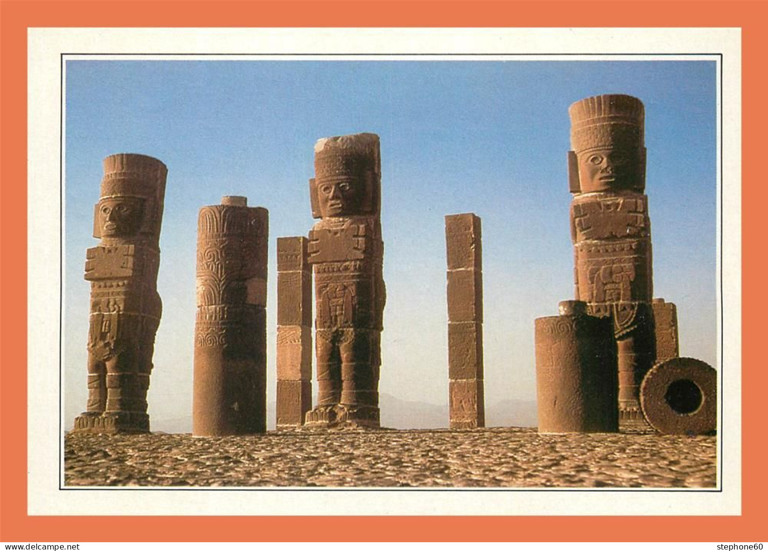 A689 / 159 Mexique Mejico TULA Guerriers Tolteques En Basaltes - Sonstige & Ohne Zuordnung