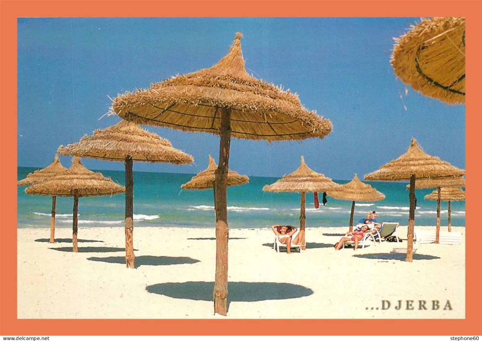 A686 / 573 Tunisie DJERBA Plage - Tunisia