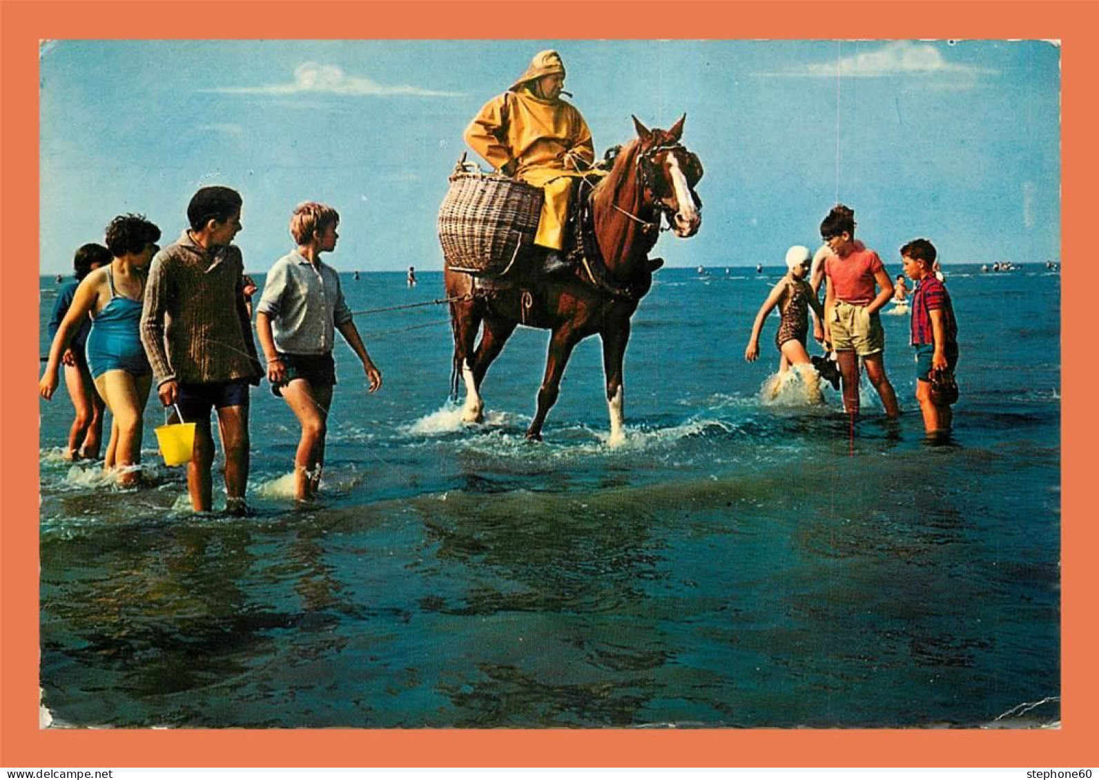 A686 / 107 Pêhe Cheval Enfants - Pesca