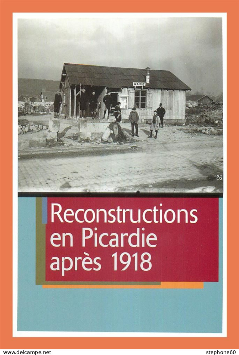 A687 / 455 Reconstructions En Picardie Apres 1918 Carte Pub - Advertising