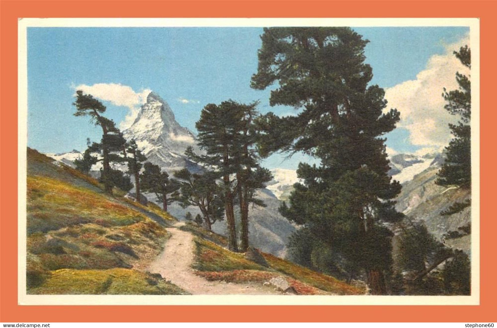A699 / 077 Suisse Die Arven Auf Riffelalp Ob Zermatt ( Timbre ) - Matt