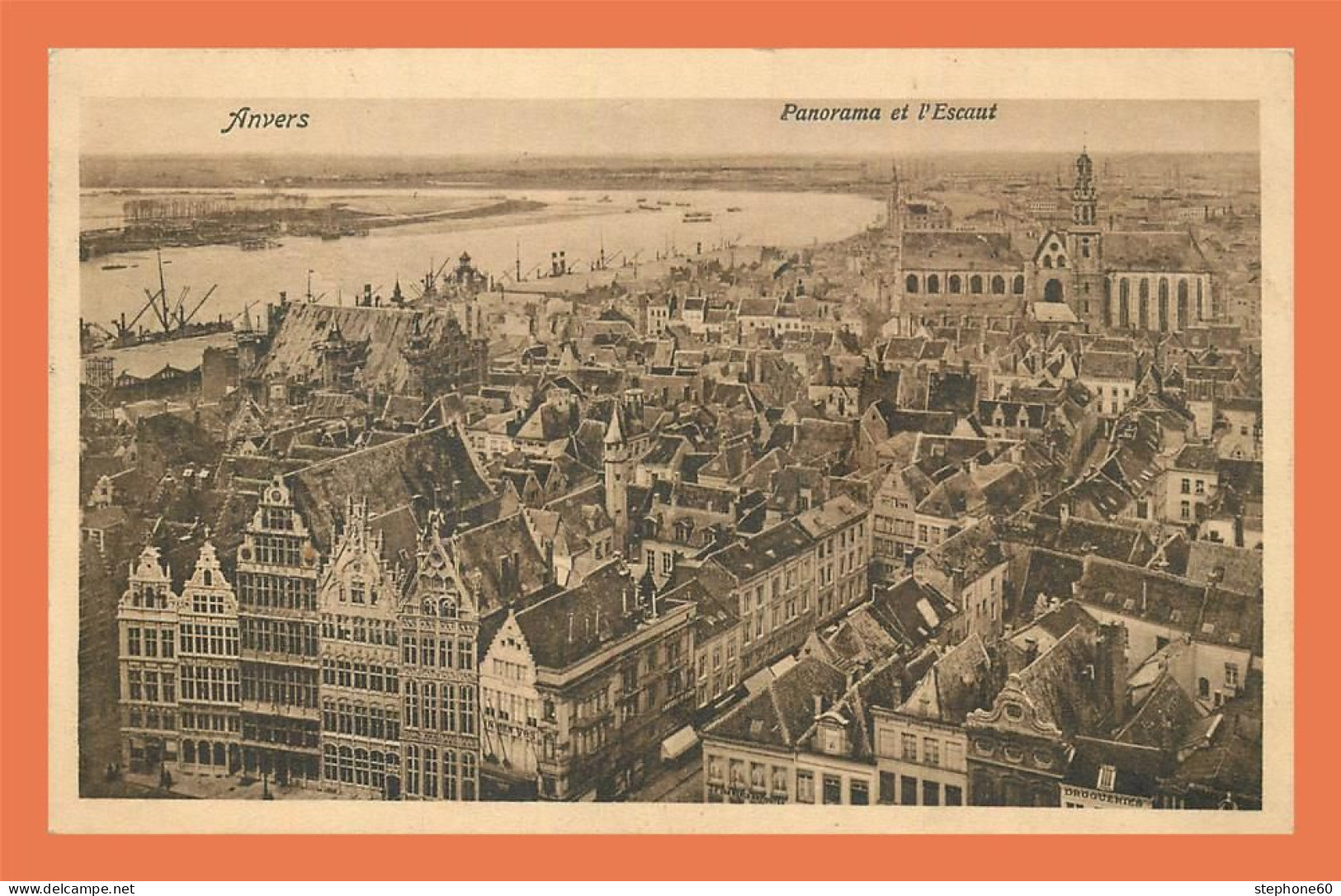 A696 / 475 Belgique ANVERS Panorama Et L'Escaut - Unclassified