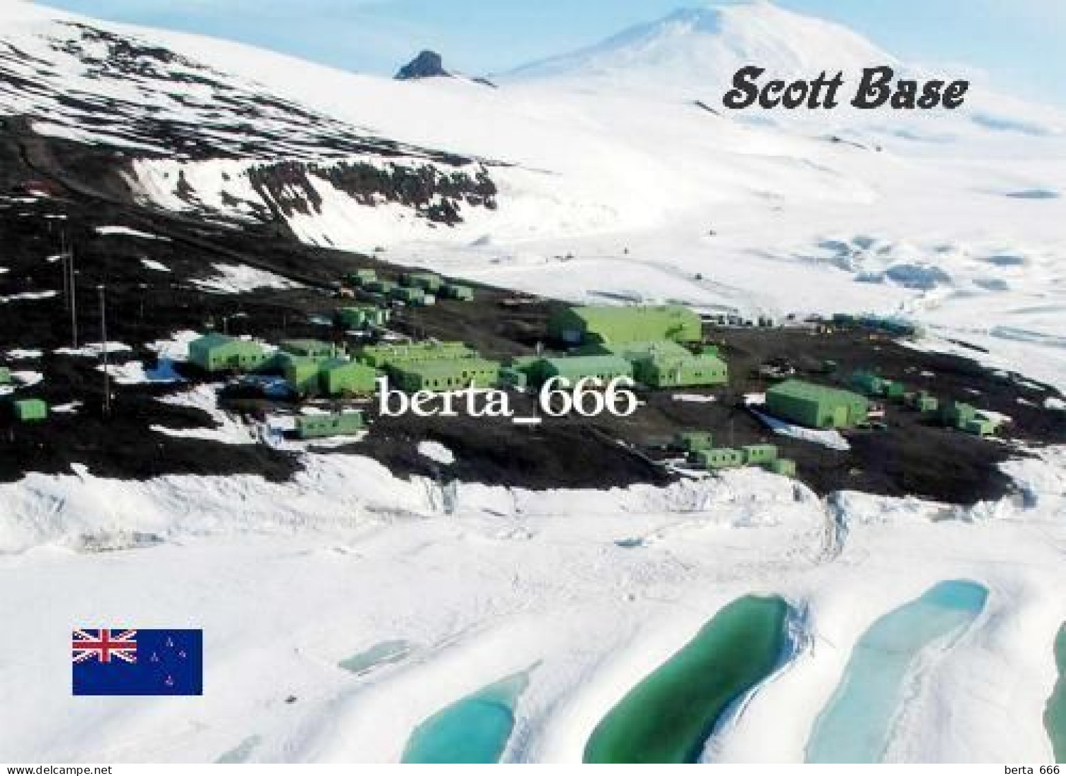 Antarctica Scott Base New Zealand New Postcard - Andere & Zonder Classificatie