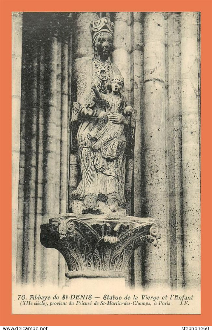 A699 / 655 93 - SAINT DENIS Abbaye Statue De La Vierge - Saint Denis