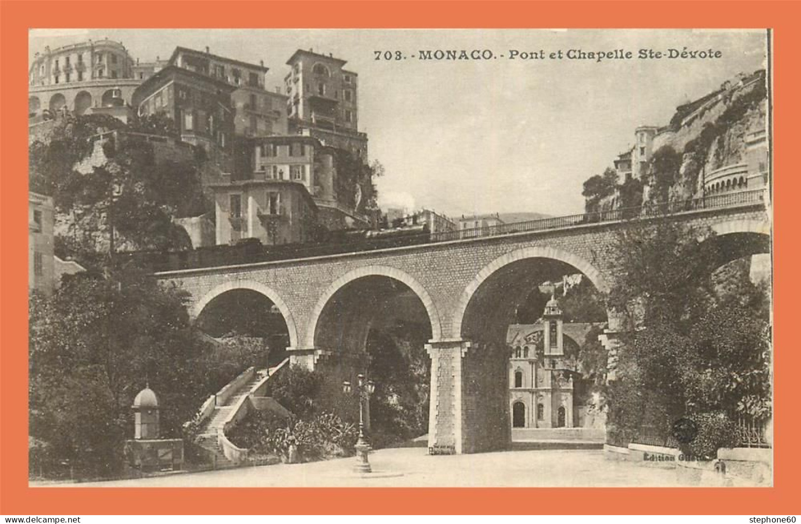 A699 / 079 MONACO Pont Et Chapelle Ste Dévote - Autres & Non Classés