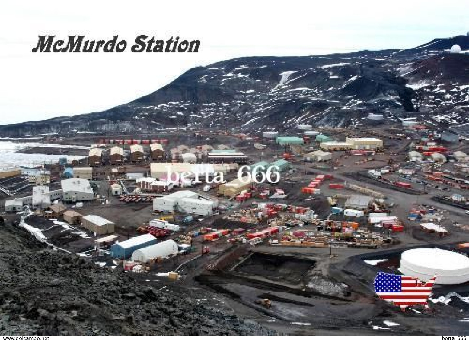 Antarctica McMurdo Station United States New Postcard - Andere & Zonder Classificatie