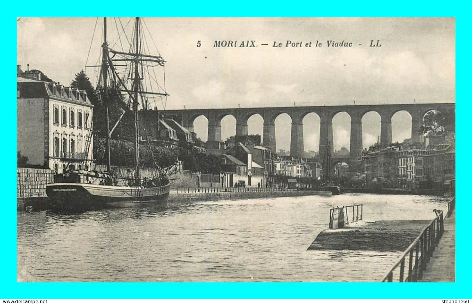 A704 / 167 29 - MORLAIX Le Port Et Le Viaduc ( Bateau ) - Morlaix