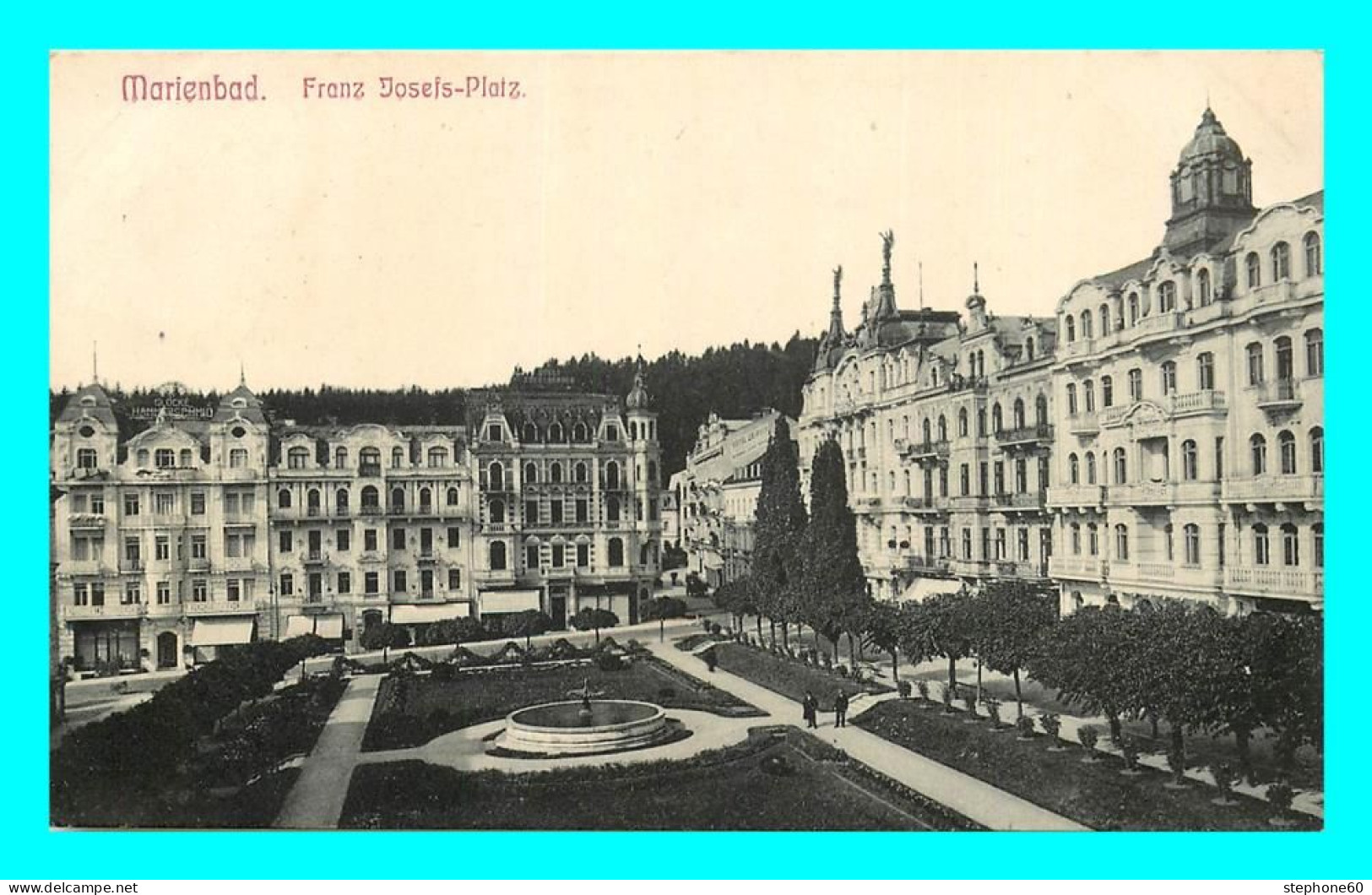 A704 / 343 TCHEQUIE MARIENBAD Franz Josefs Platz - Tchéquie