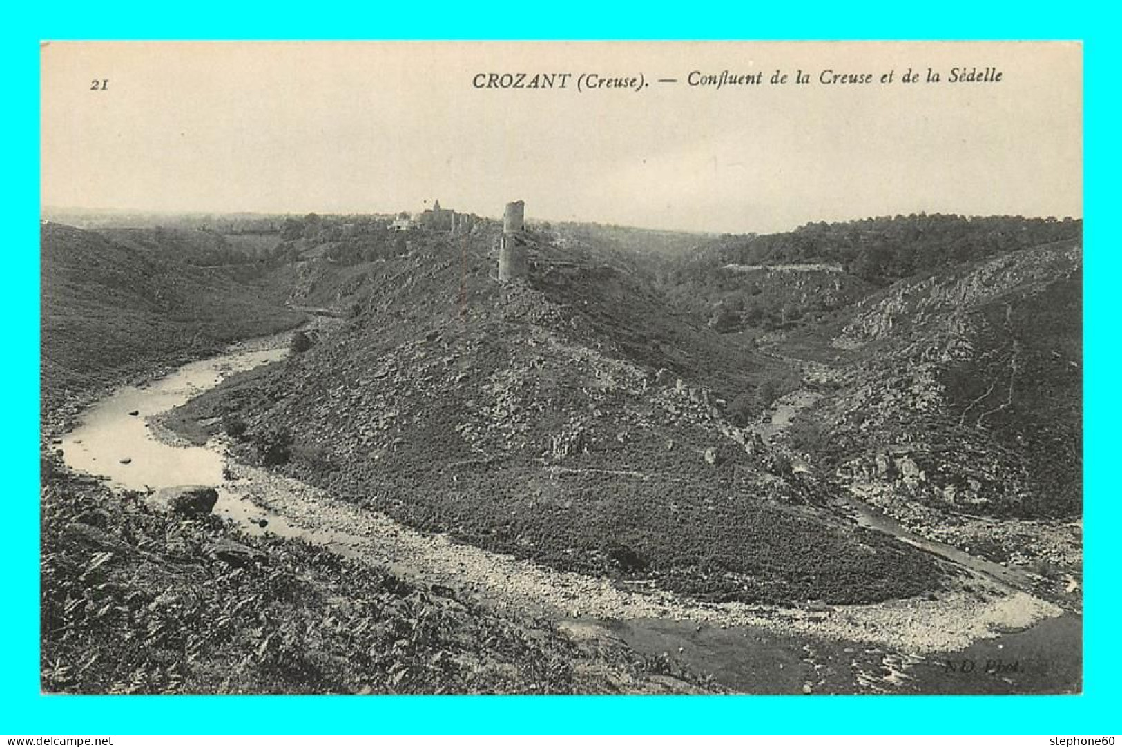 A702 / 069 23 - CROZANT Confluent De La Creuse Et De La Sedelle - Crozant